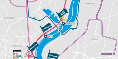 Harta de Bordeaux barca