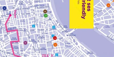 Harta de Bordeaux gay hartă
