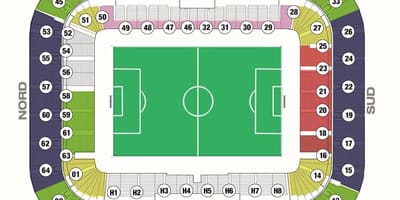 Harta de Bordeaux stadion