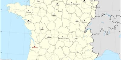 Bordeaux municipalități hartă